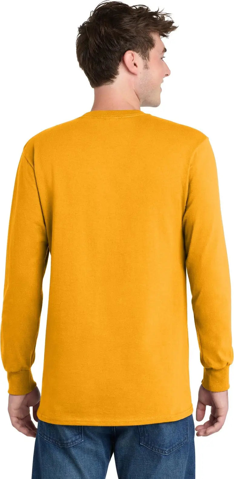 Port & Company Pc61ls co Long Sleeve Essential Tee - Gold