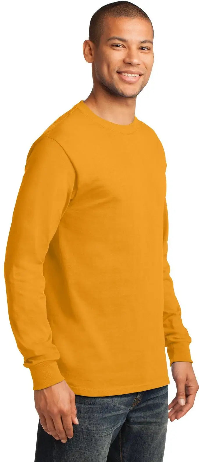 Port & Company Pc61ls co Long Sleeve Essential Tee - Gold