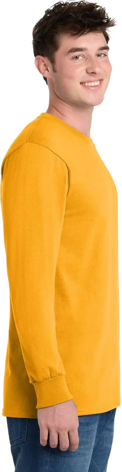 Port & Company Pc61ls co Long Sleeve Essential Tee - Gold