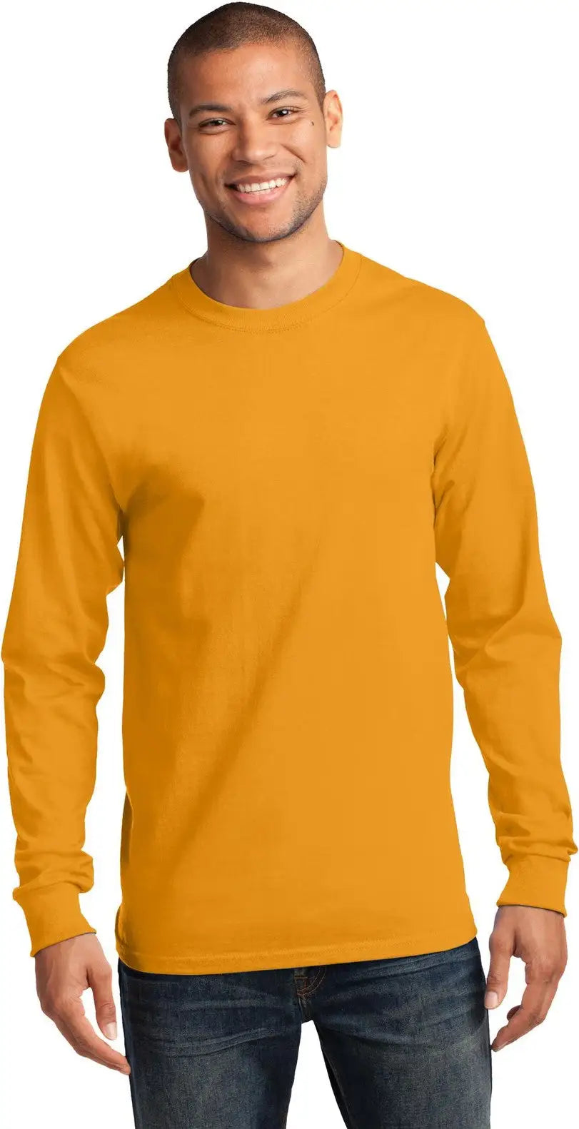 Port & Company Pc61ls co Long Sleeve Essential Tee - Gold