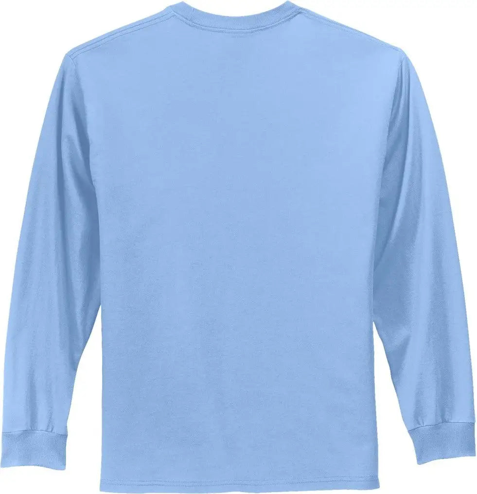 Port & Company Pc61ls co Long Sleeve Essential Tee - Light Blue