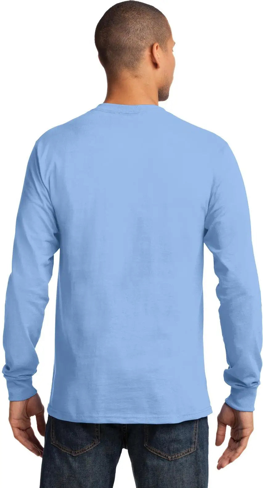 Port & Company Pc61ls co Long Sleeve Essential Tee - Light Blue