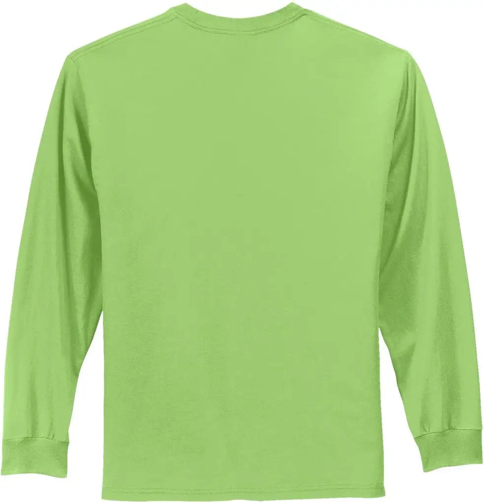 Port & Company Pc61ls co Long Sleeve Essential Tee - Lime