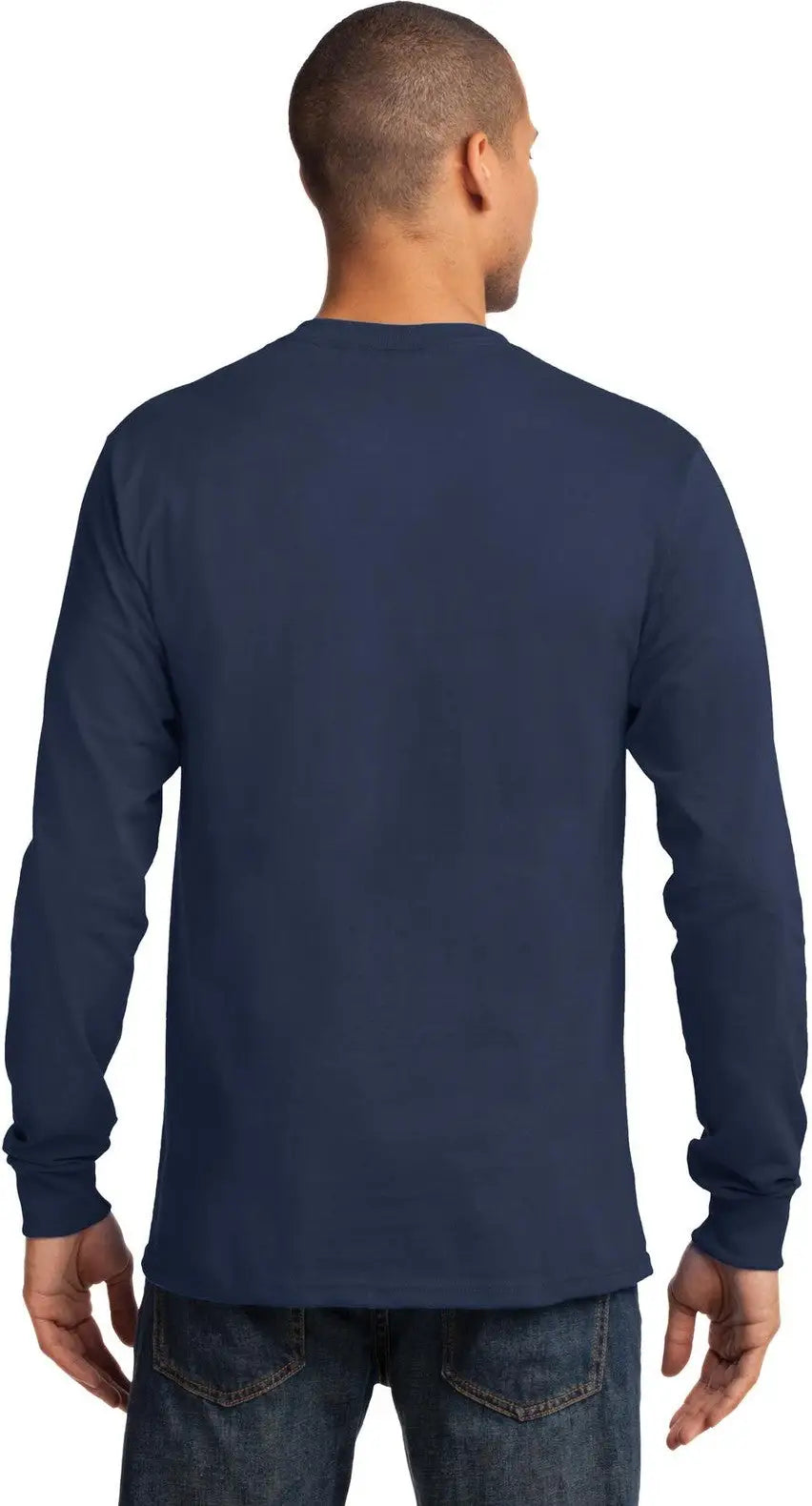 Port & Company Pc61ls co Long Sleeve Essential Tee - Navy
