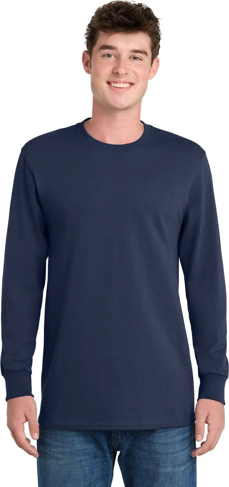 Port & Company Pc61ls co Long Sleeve Essential Tee - Navy