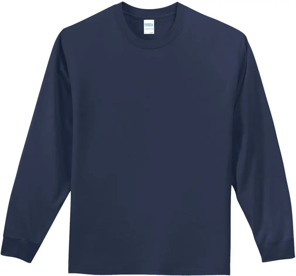 Port & Company Pc61ls co Long Sleeve Essential Tee - Navy