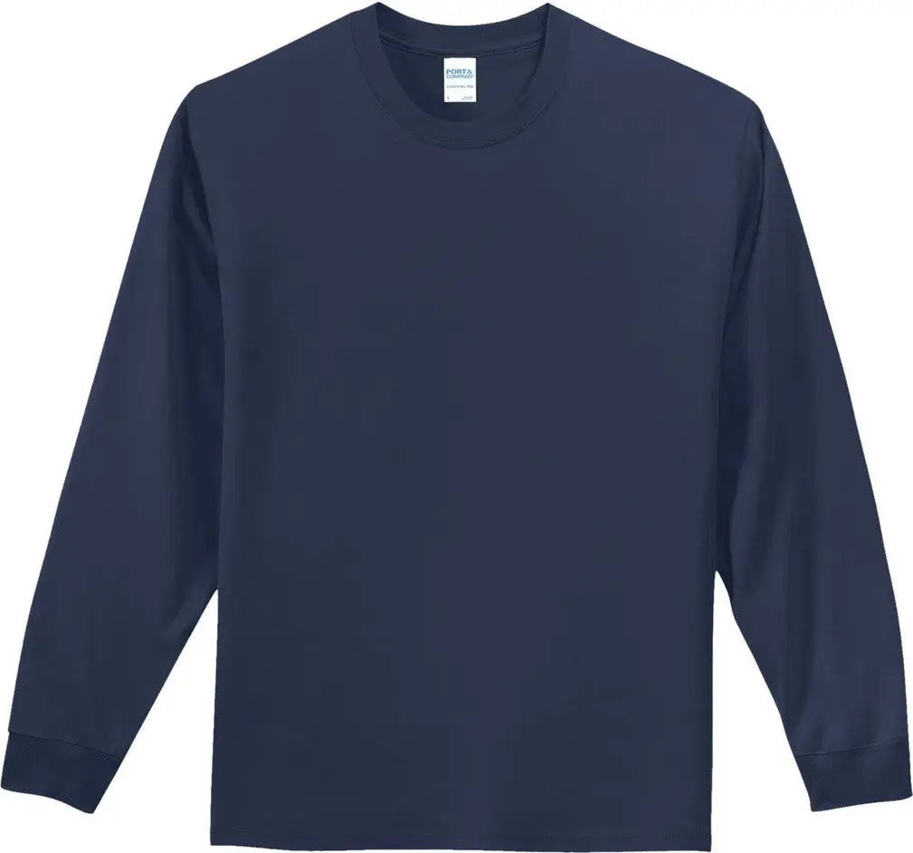 Port & Company Pc61ls co Long Sleeve Essential Tee - Navy