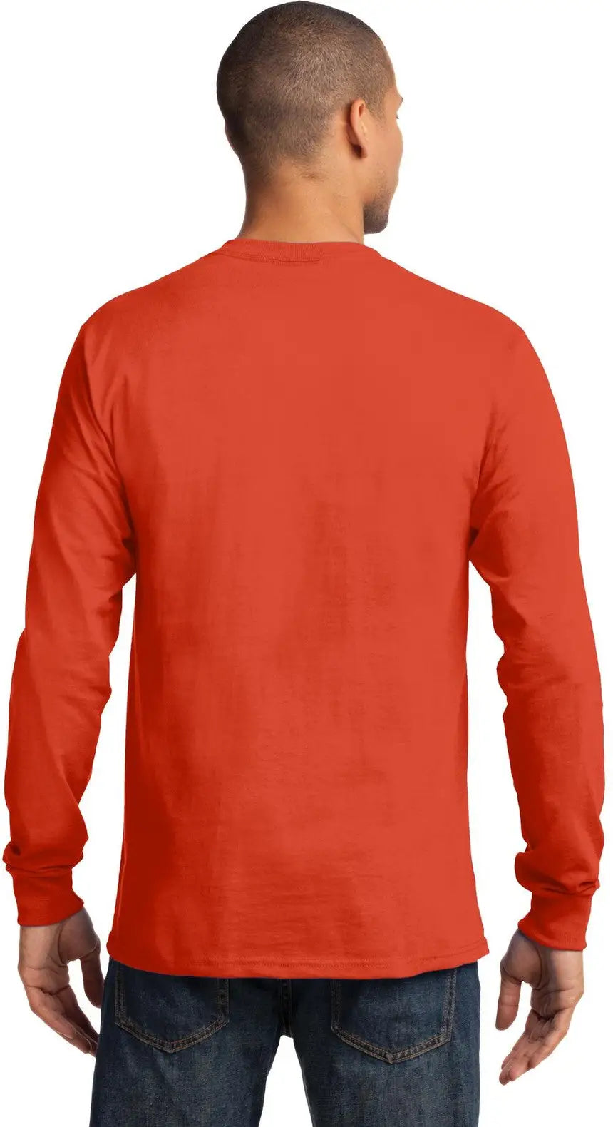 Port & Company Pc61ls co Long Sleeve Essential Tee - Orange
