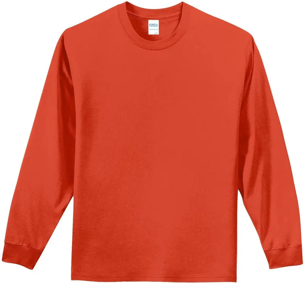 Port & Company Pc61ls co Long Sleeve Essential Tee - Orange