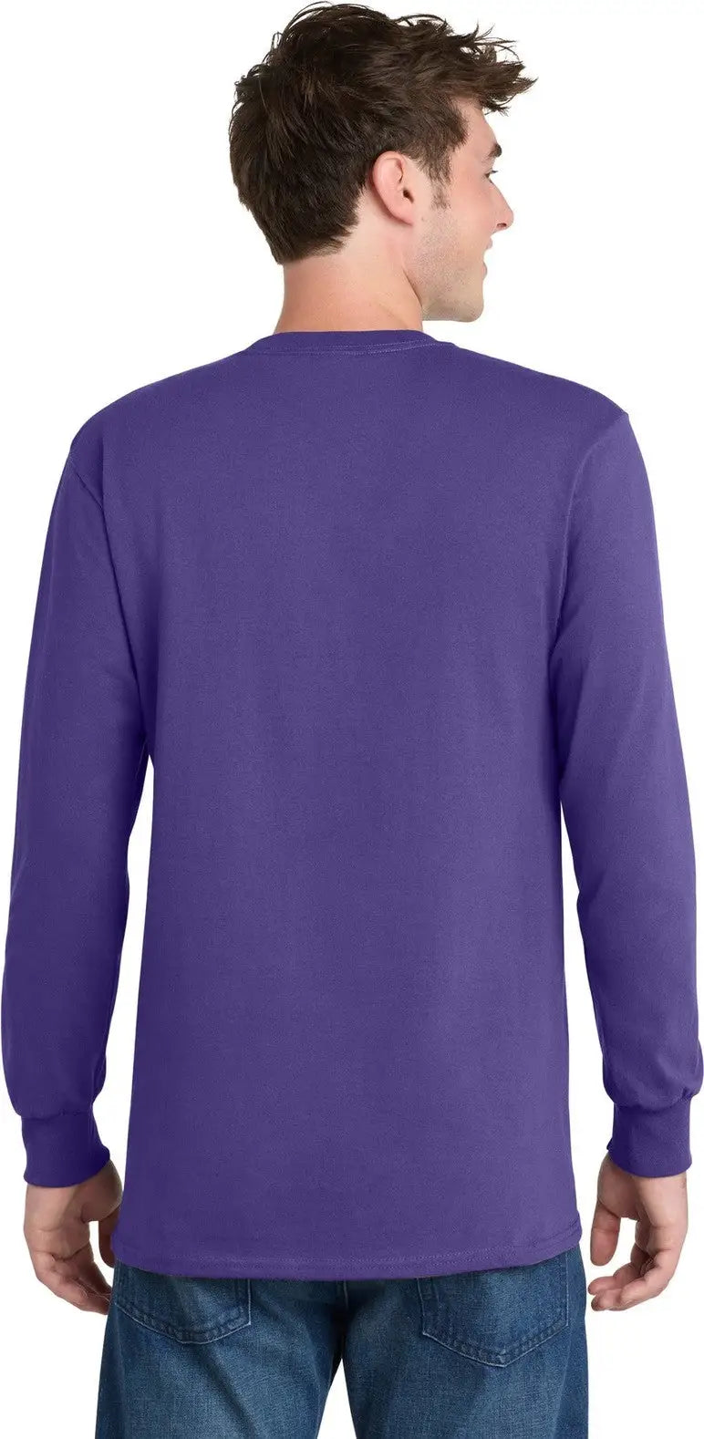Port & Company Pc61ls co Long Sleeve Essential Tee - Purple