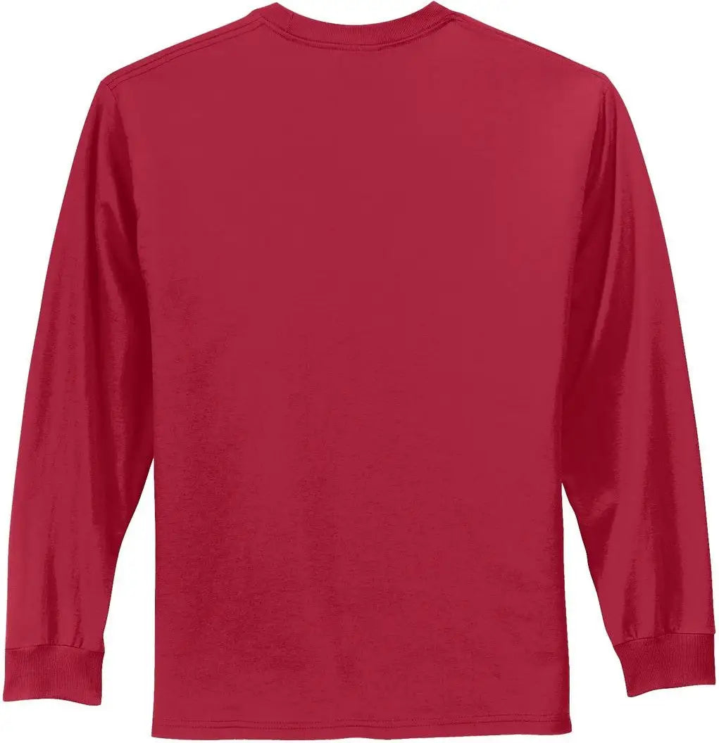 Port & Company Pc61ls co Long Sleeve Essential Tee - Red
