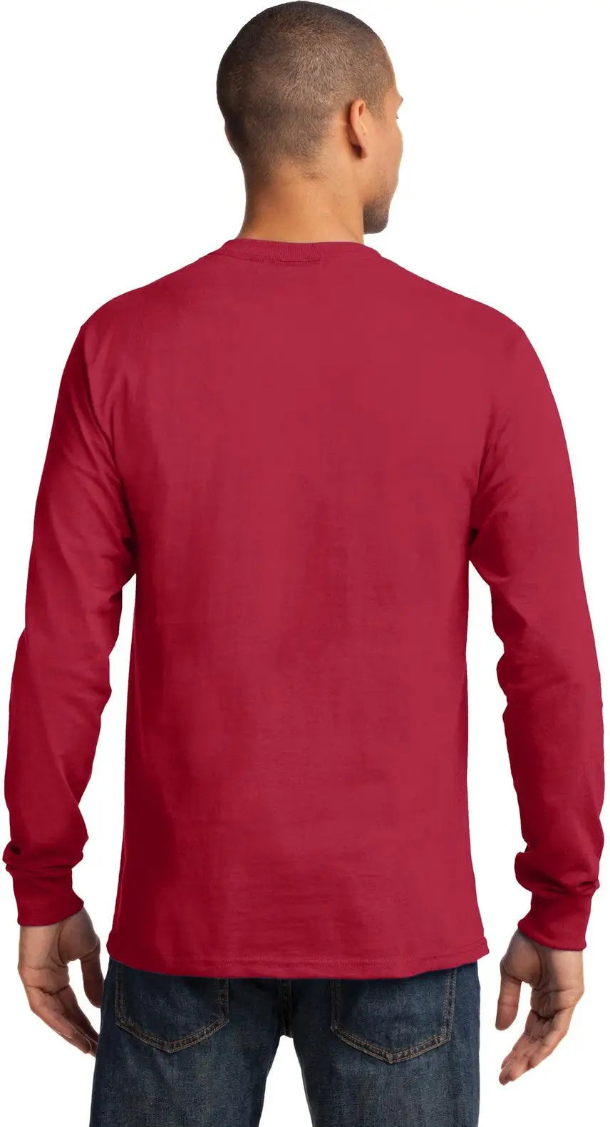 Port & Company Pc61ls co Long Sleeve Essential Tee - Red