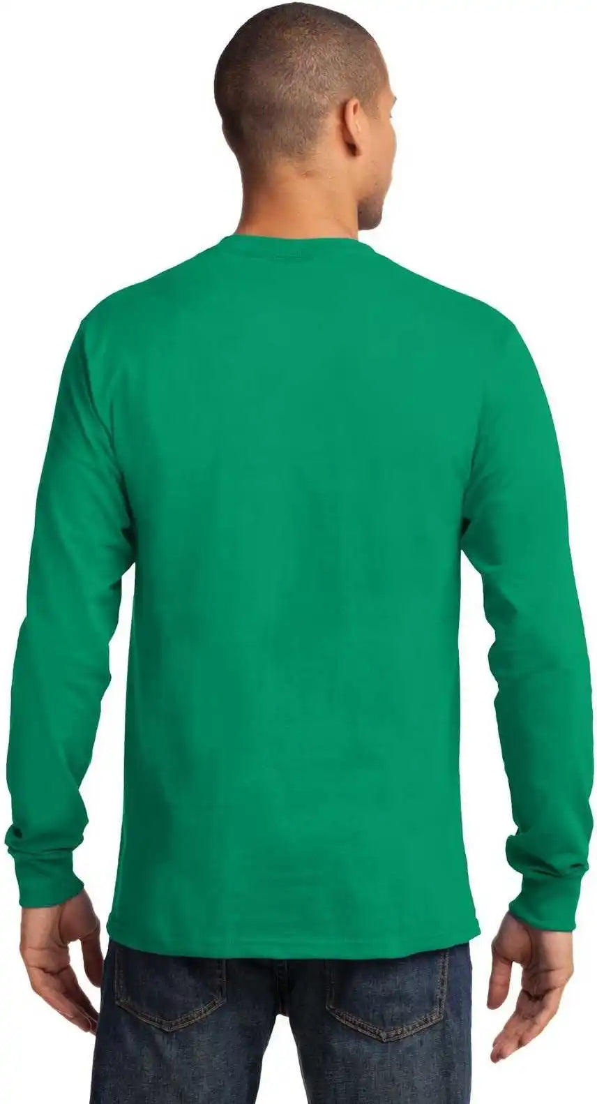 Port & Company Pc61ls Long Sleeve Essential Tee Kelly