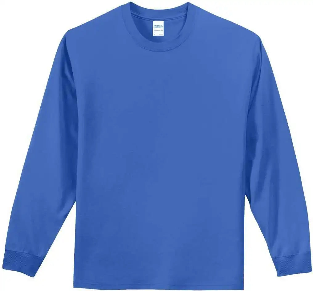 Port &amp; Company Pc61ls Long Sleeve Essential Tee Royal