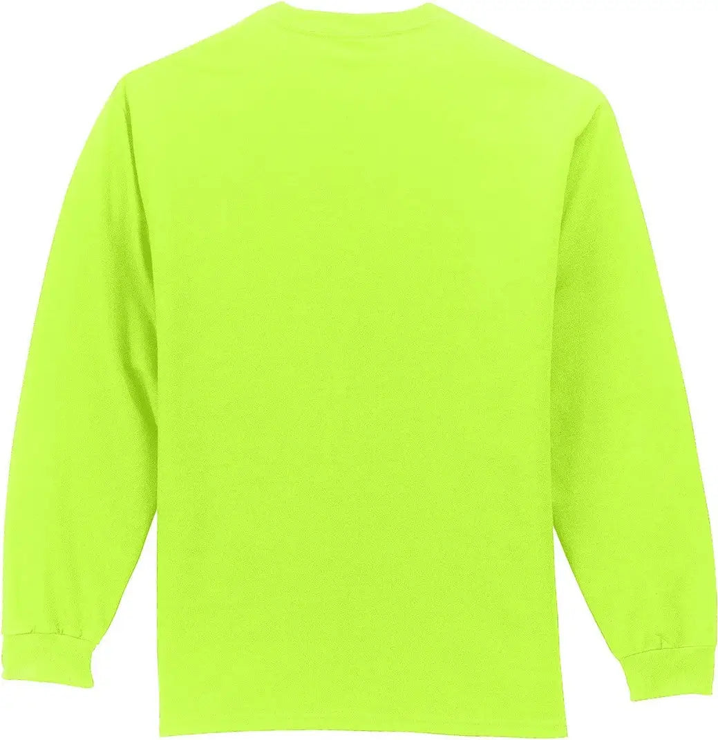 Port & Company Pc61lsp co Long Sleeve Essential Pocket Tee - S. Green