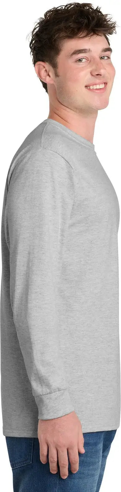 Port & Company Pc61lst co Tall Long Sleeve Essential Tee - Ash