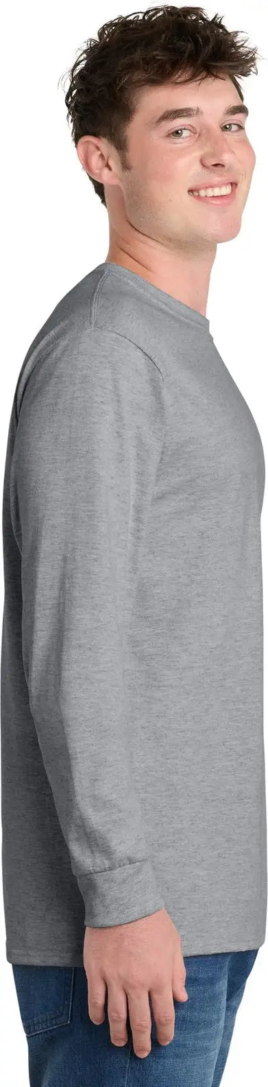 Port & Company Pc61lst co Tall Long Sleeve Essential Tee - Athletic Heather