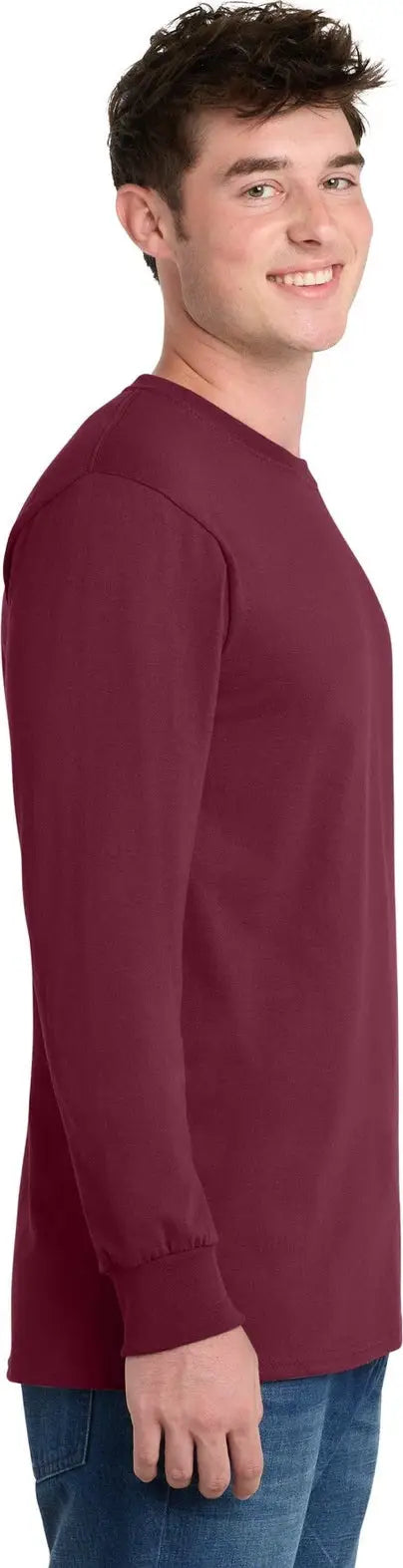 Port & Company Pc61lst co Tall Long Sleeve Essential Tee - Cardinal