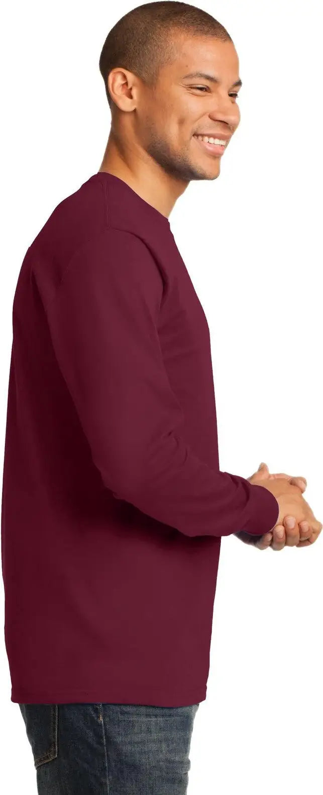 Port & Company Pc61lst co Tall Long Sleeve Essential Tee - Cardinal