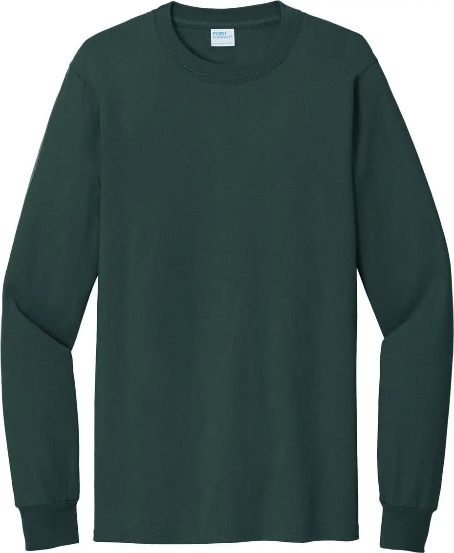 Port & Company Pc61lst co Tall Long Sleeve Essential Tee - Dark Green