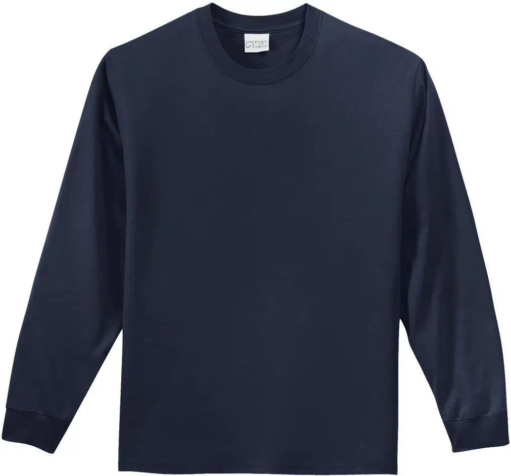 Port & Company Pc61lst co Tall Long Sleeve Essential Tee - Deep Navy - Adult l