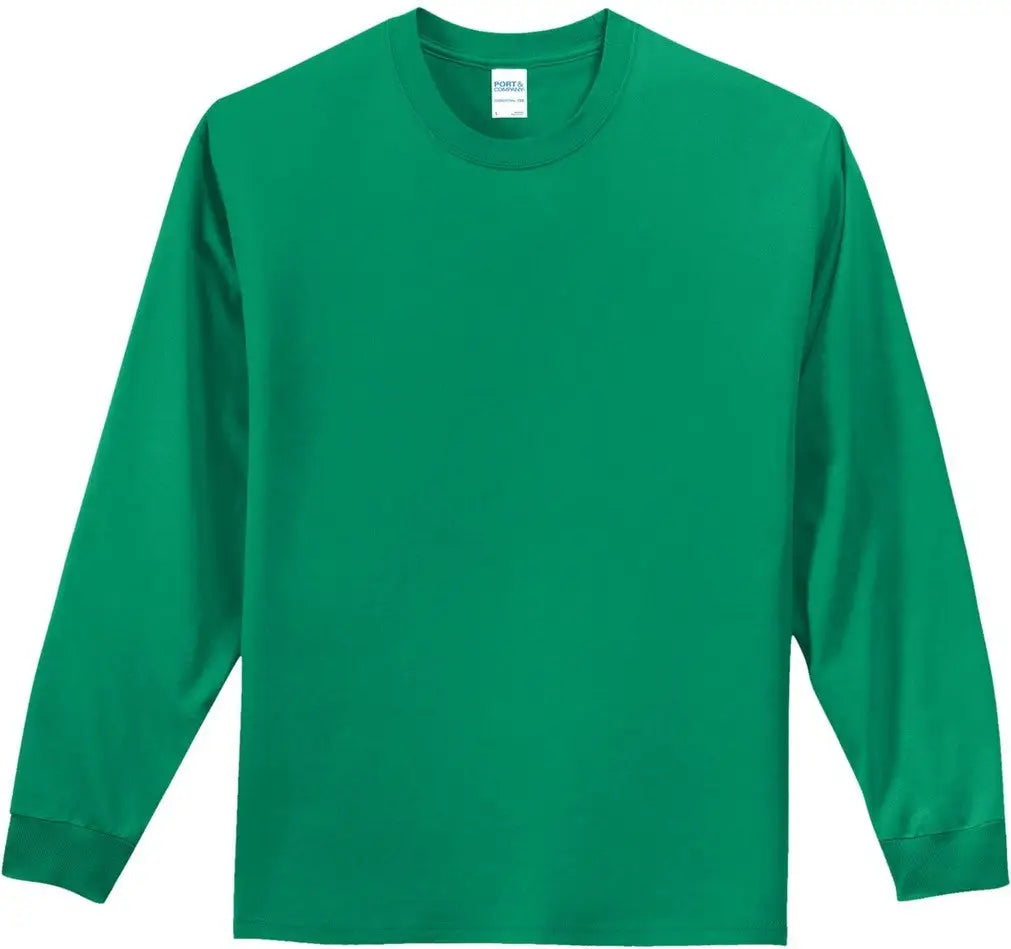 Port & Company Pc61lst co Tall Long Sleeve Essential Tee - Kelly - Adult l