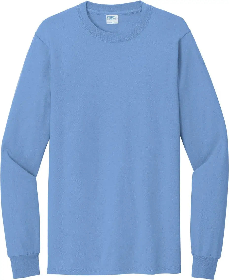 Port & Company Pc61lst co Tall Long Sleeve Essential Tee - Light Blue - Adult l