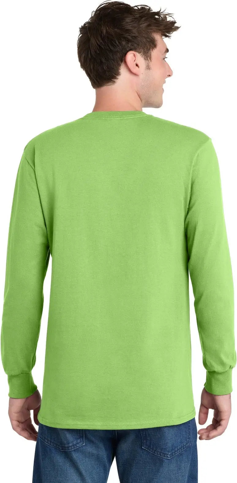 Port & Company Pc61lst co Tall Long Sleeve Essential Tee - Lime