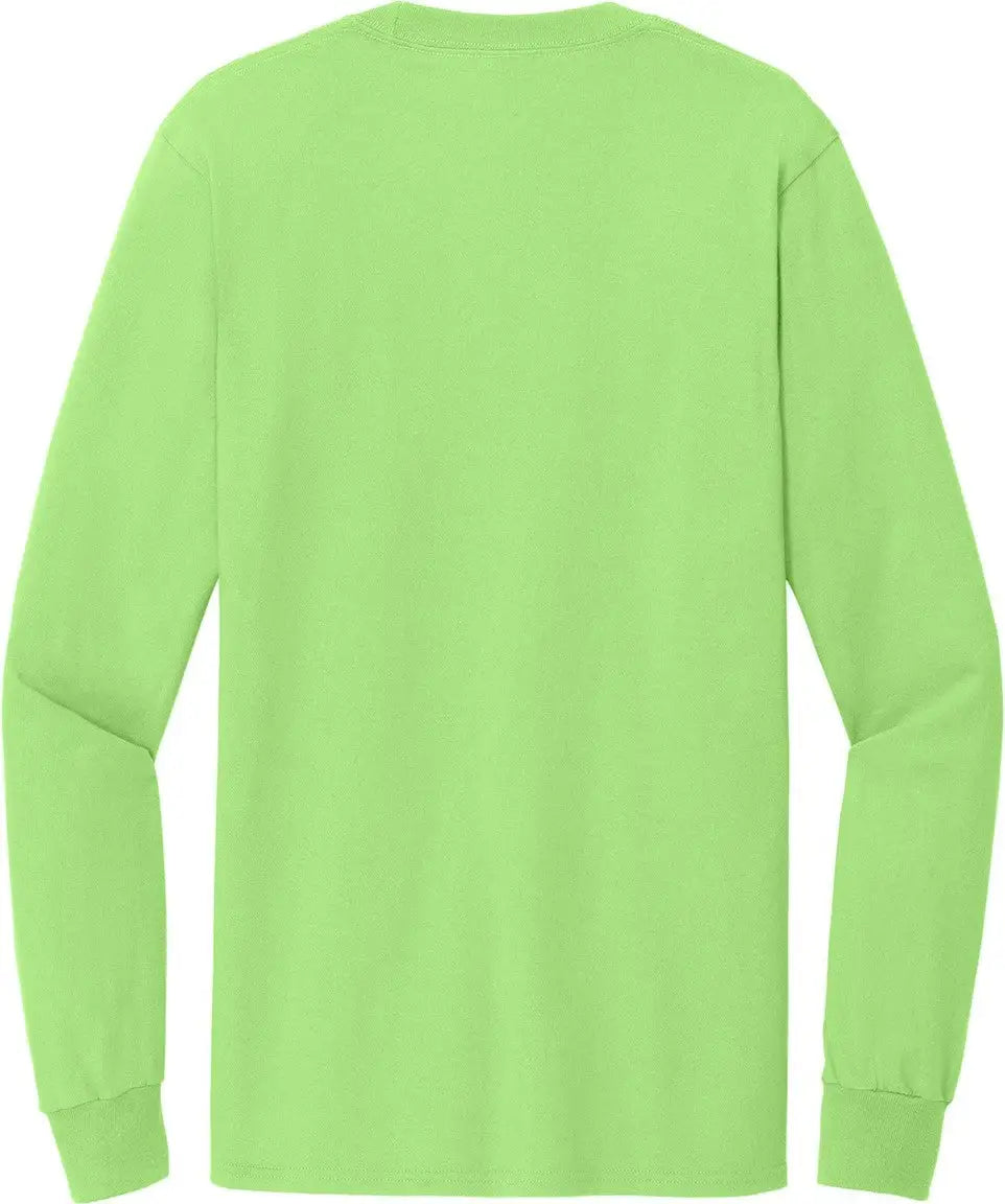 Port & Company Pc61lst co Tall Long Sleeve Essential Tee - Lime