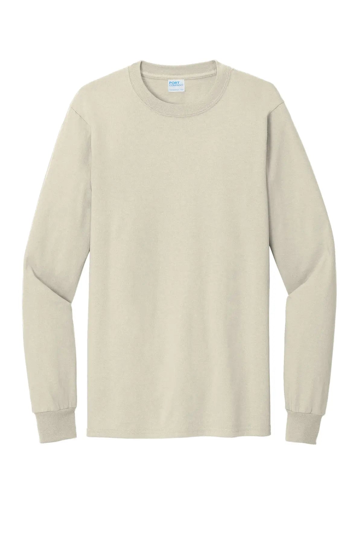Port & Company Pc61lst co Tall Long Sleeve Essential Tee - Natural - Adult l