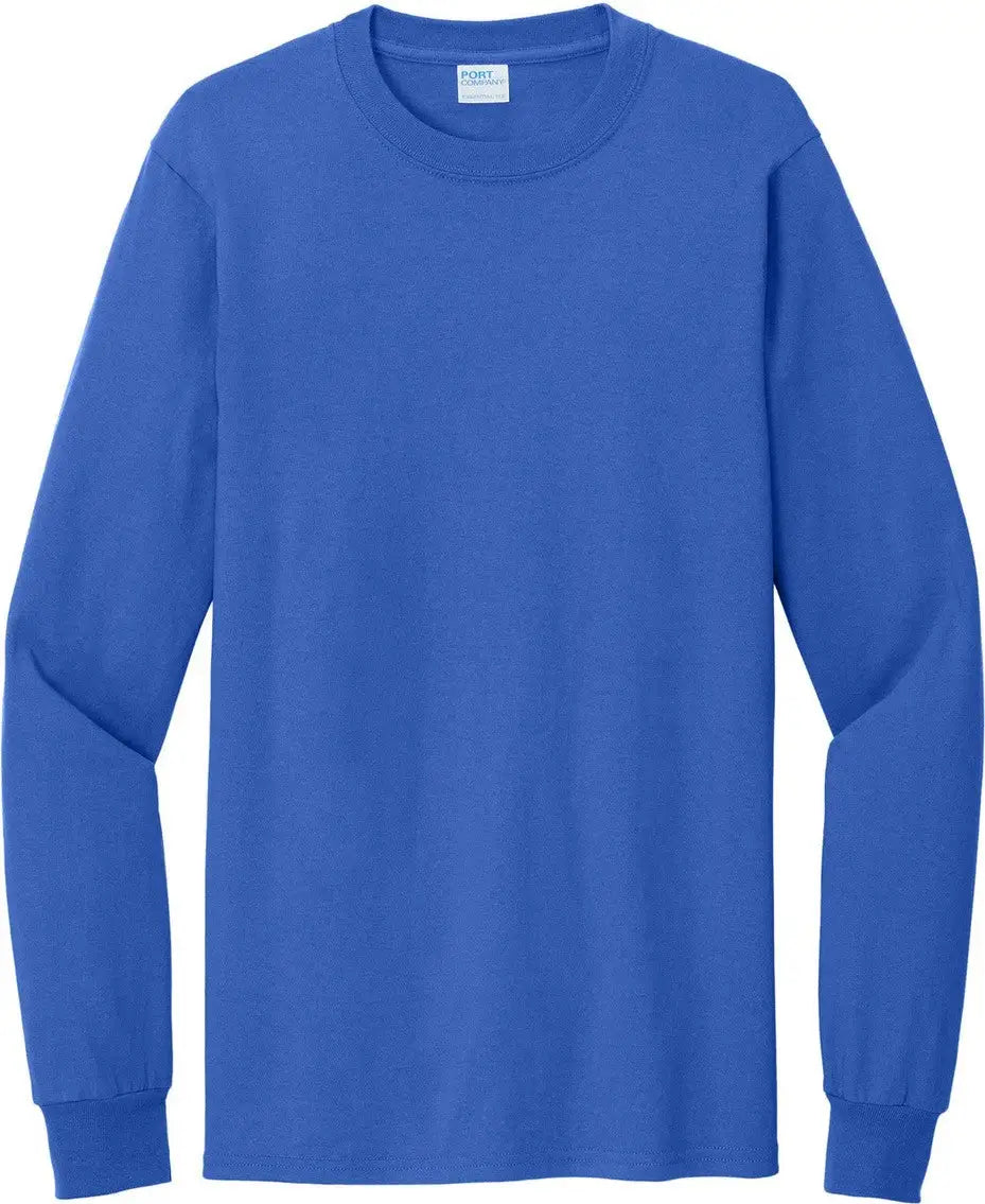 Port & Company Pc61lst co Tall Long Sleeve Essential Tee - Royal - Adult l