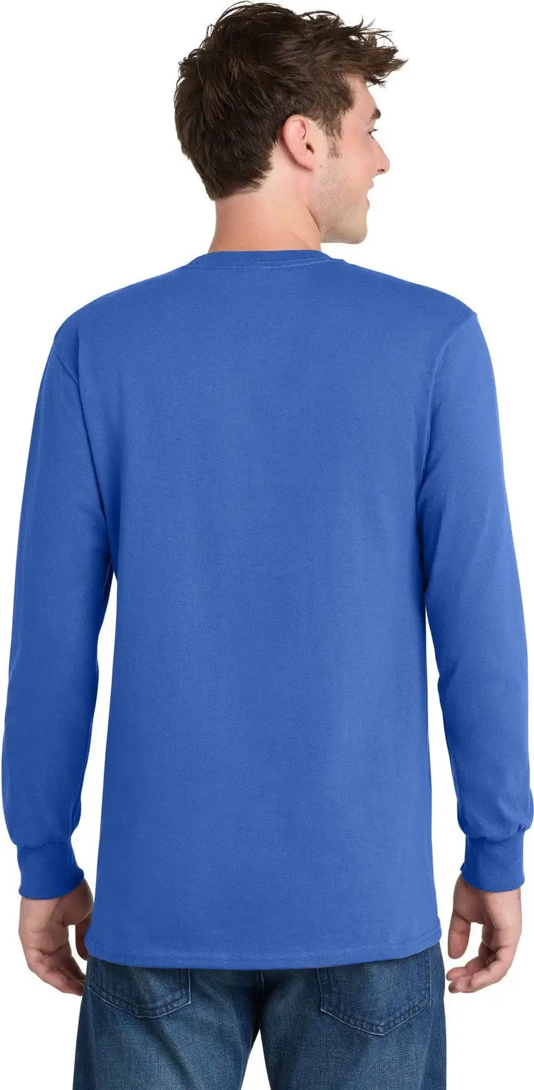 Port & Company Pc61lst co Tall Long Sleeve Essential Tee - Royal