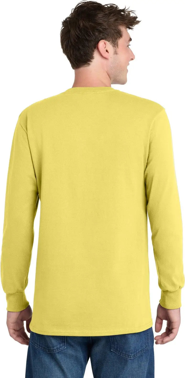 Port & Company Pc61lst co Tall Long Sleeve Essential Tee - Yellow