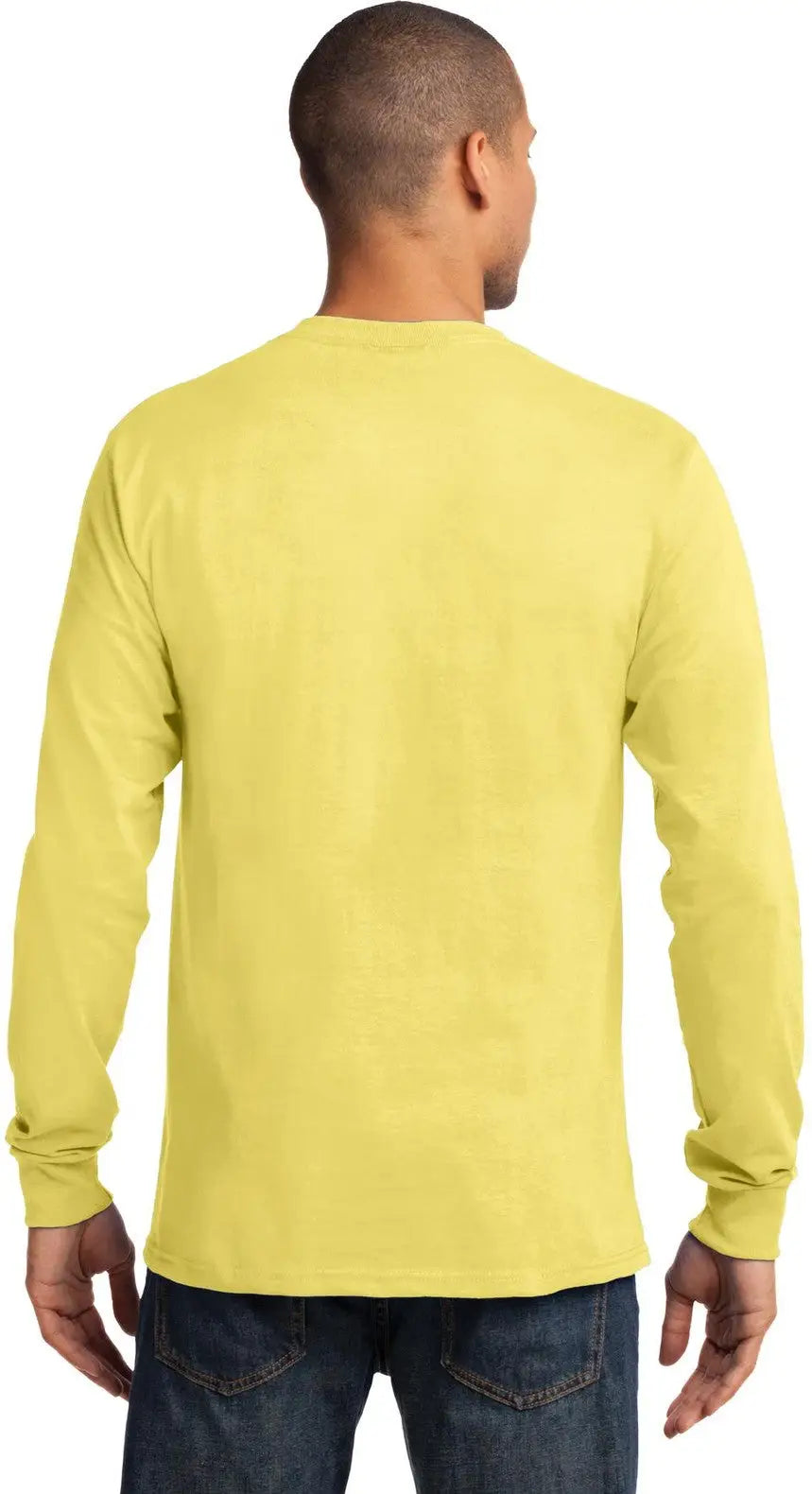 Port & Company Pc61lst co Tall Long Sleeve Essential Tee - Yellow