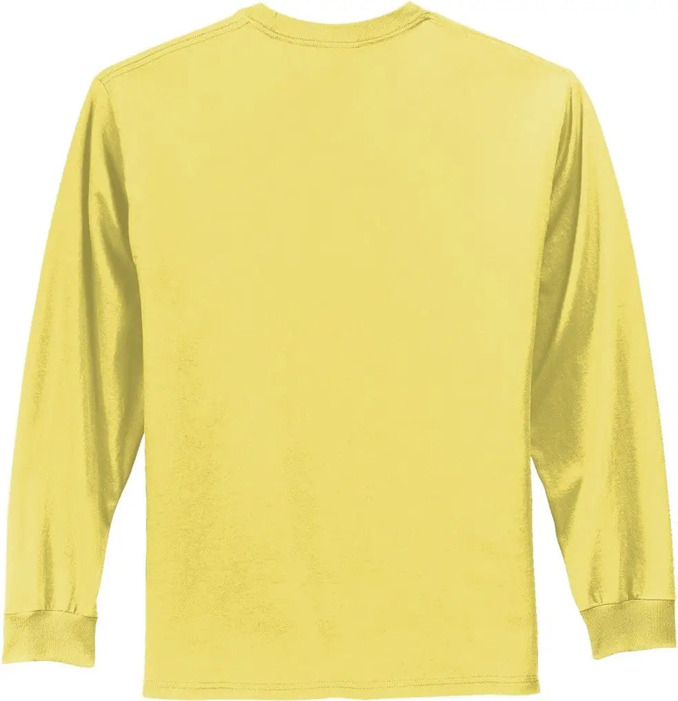 Port & Company Pc61lst co Tall Long Sleeve Essential Tee - Yellow