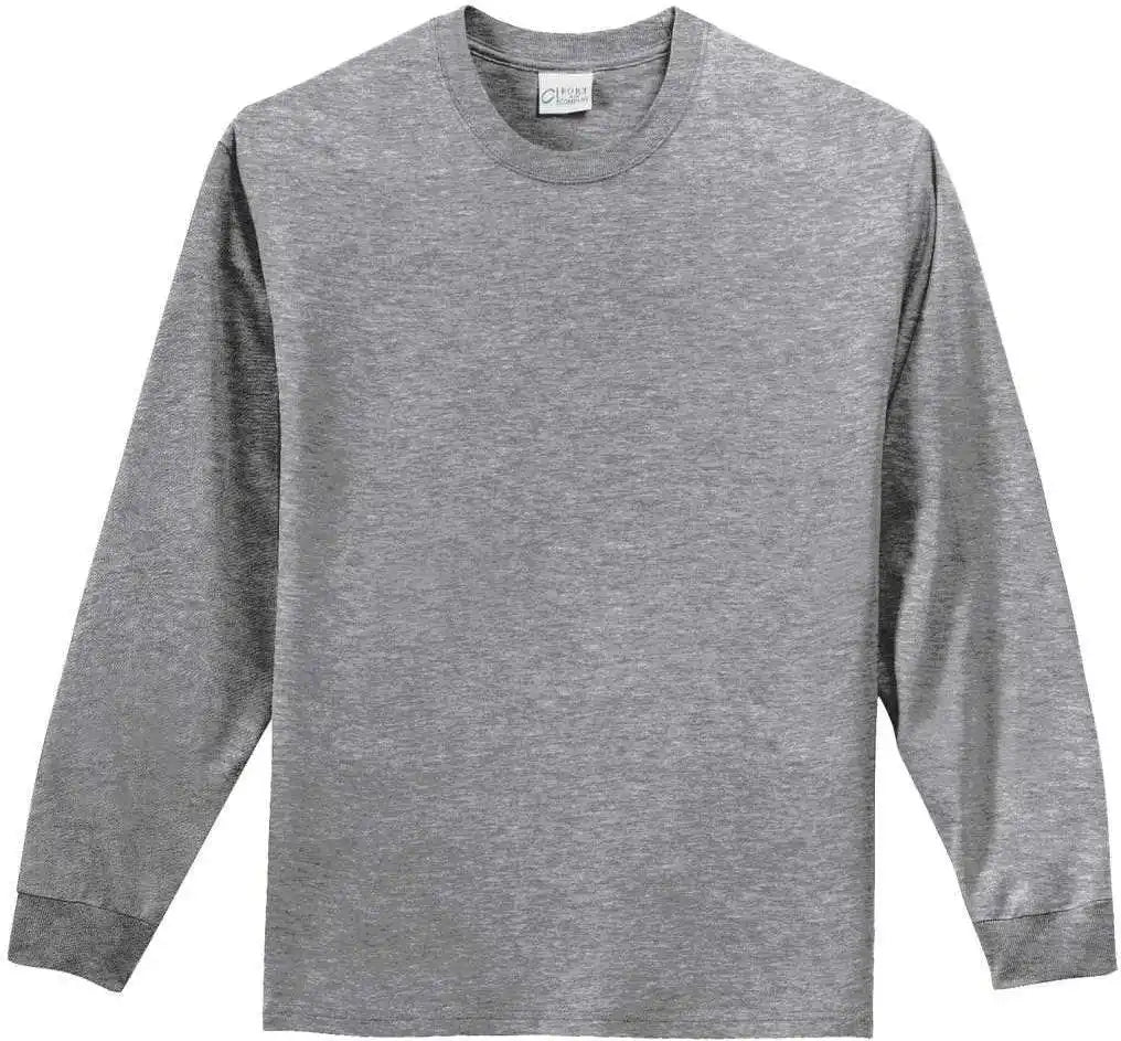 Port & Company Pc61lst Tall Long Sleeve Essential Tee Athletic Heather