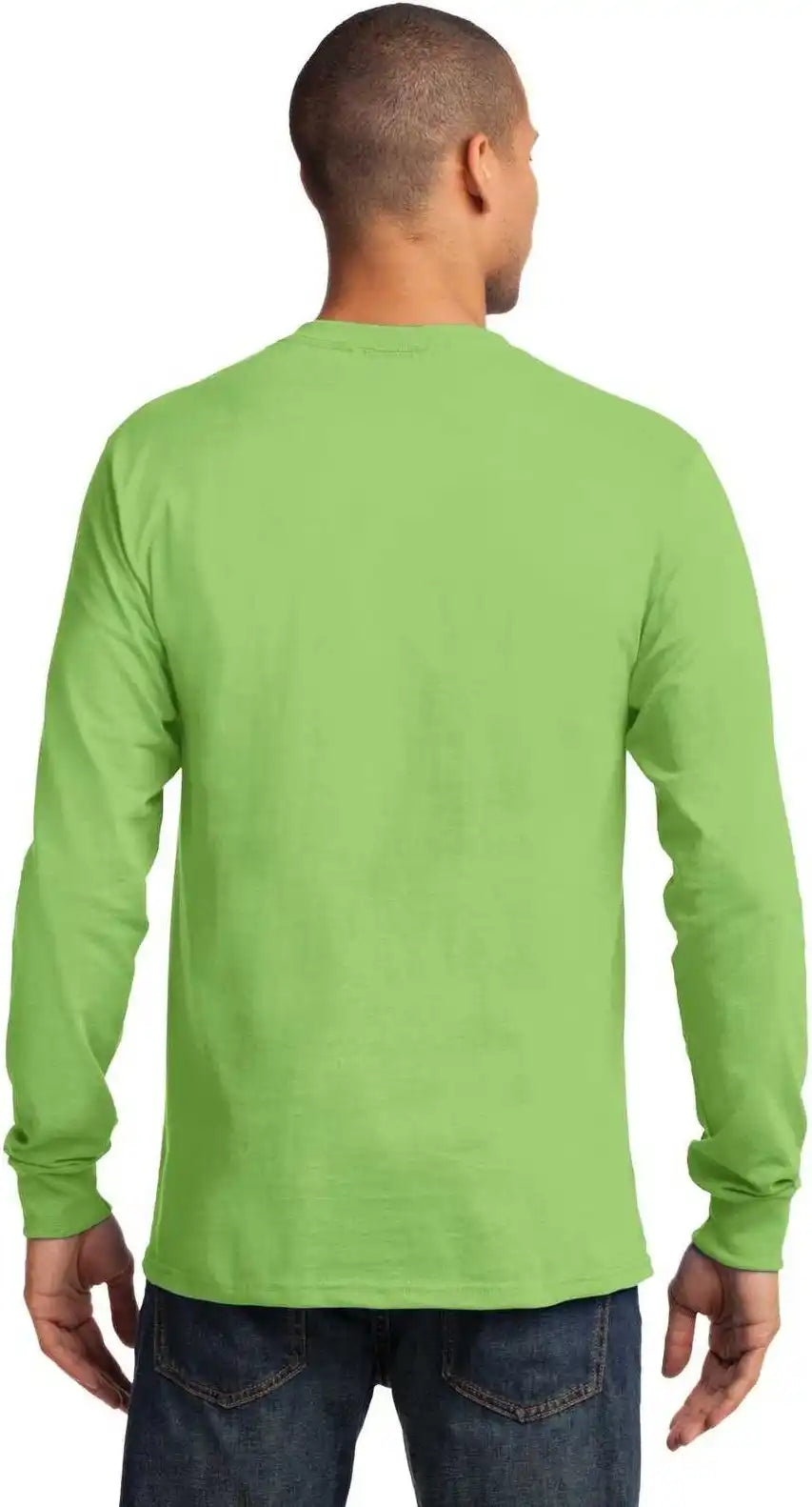 Port & Company Pc61lst Tall Long Sleeve Essential Tee Lime