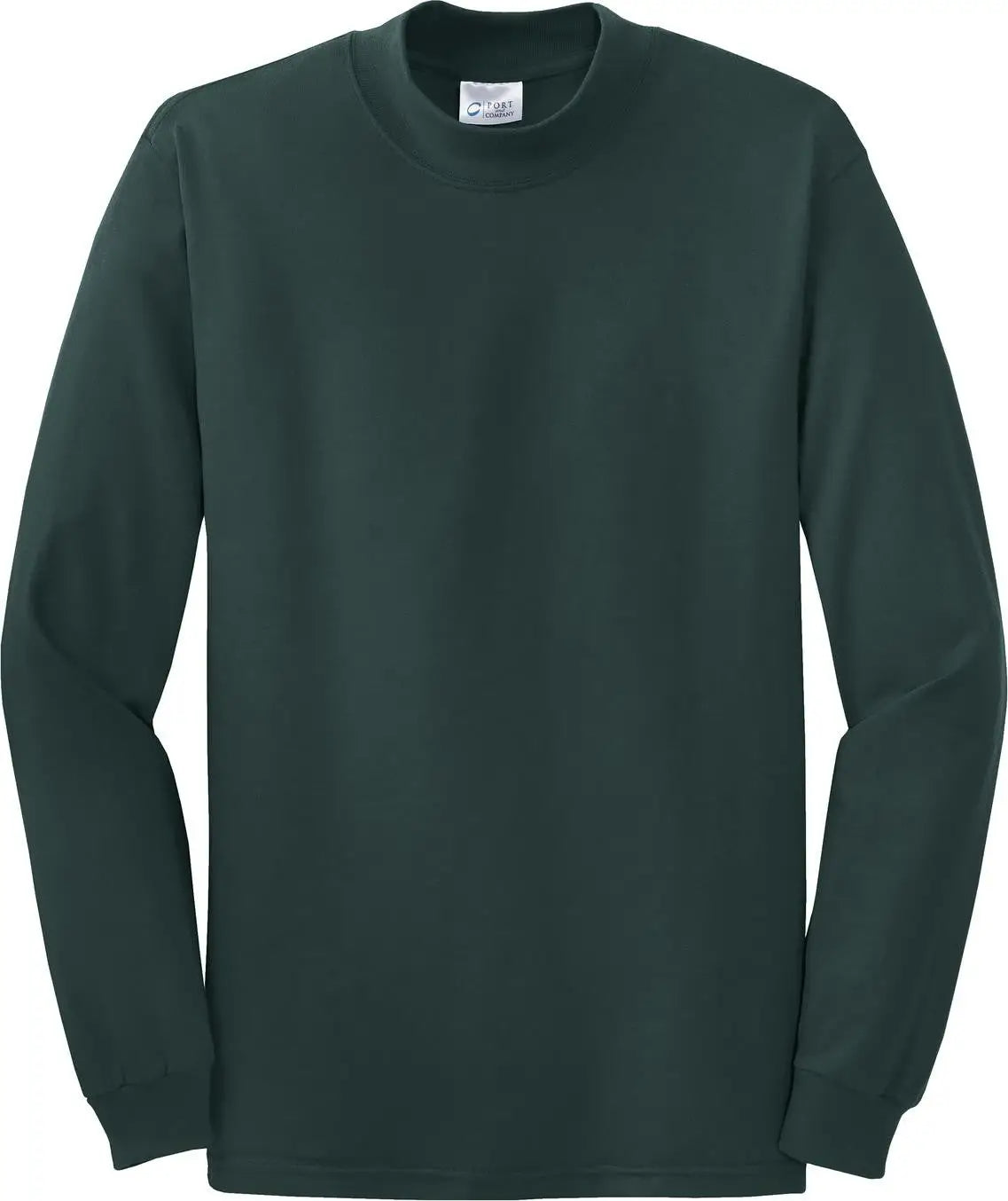 Port & Company Pc61m co Essential Mock Turtleneck - Dark Green