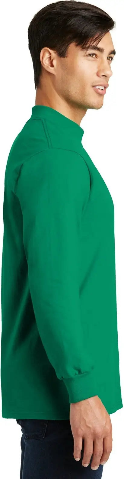 Port & Company Pc61m co Essential Mock Turtleneck - Kelly