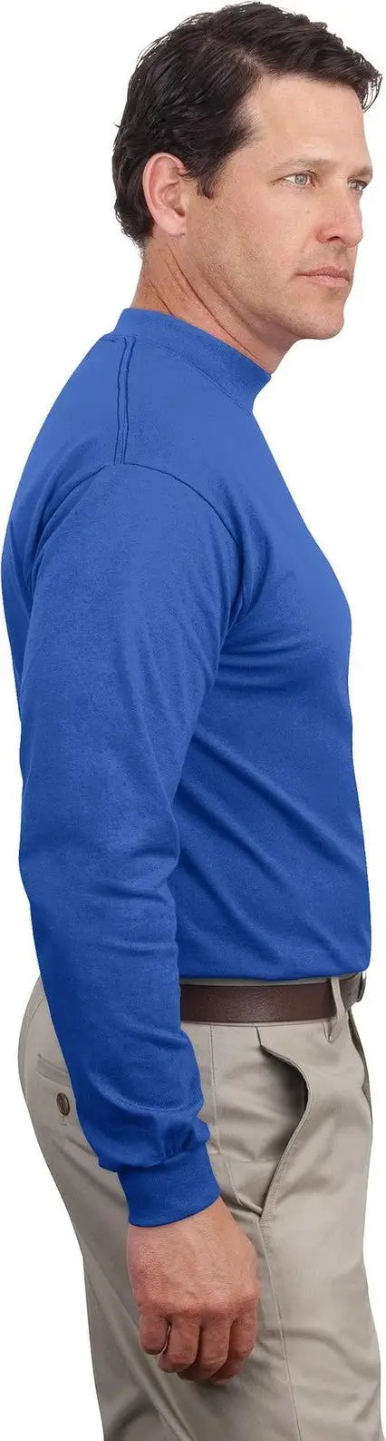 Port & Company Pc61m co Essential Mock Turtleneck - Royal
