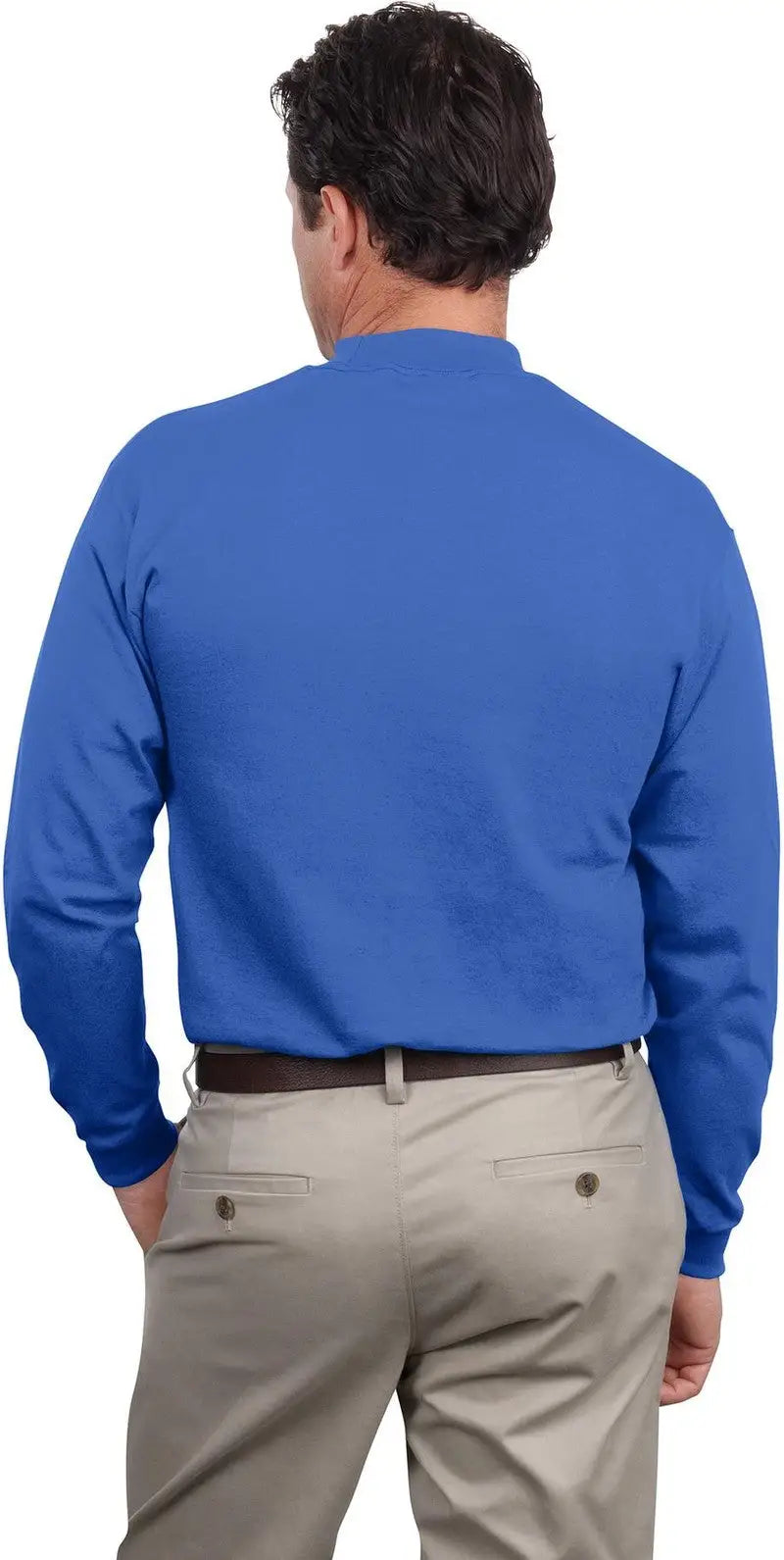 Port & Company Pc61m co Essential Mock Turtleneck - Royal