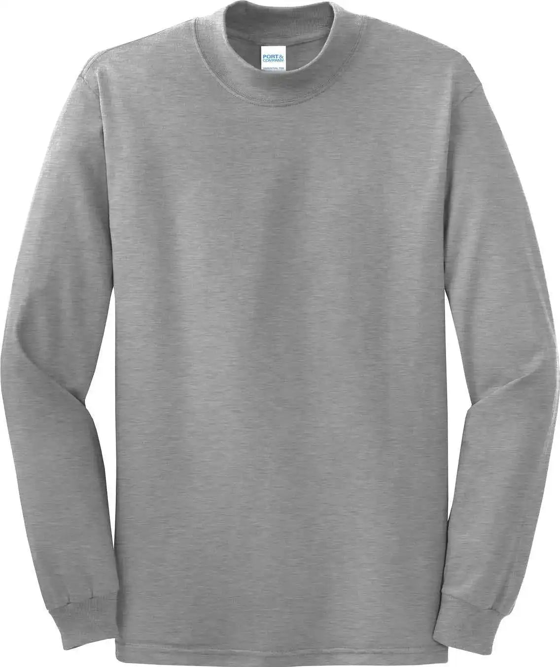 Port &amp; Company Pc61m Essential Mock Turtleneck Athletic Heather