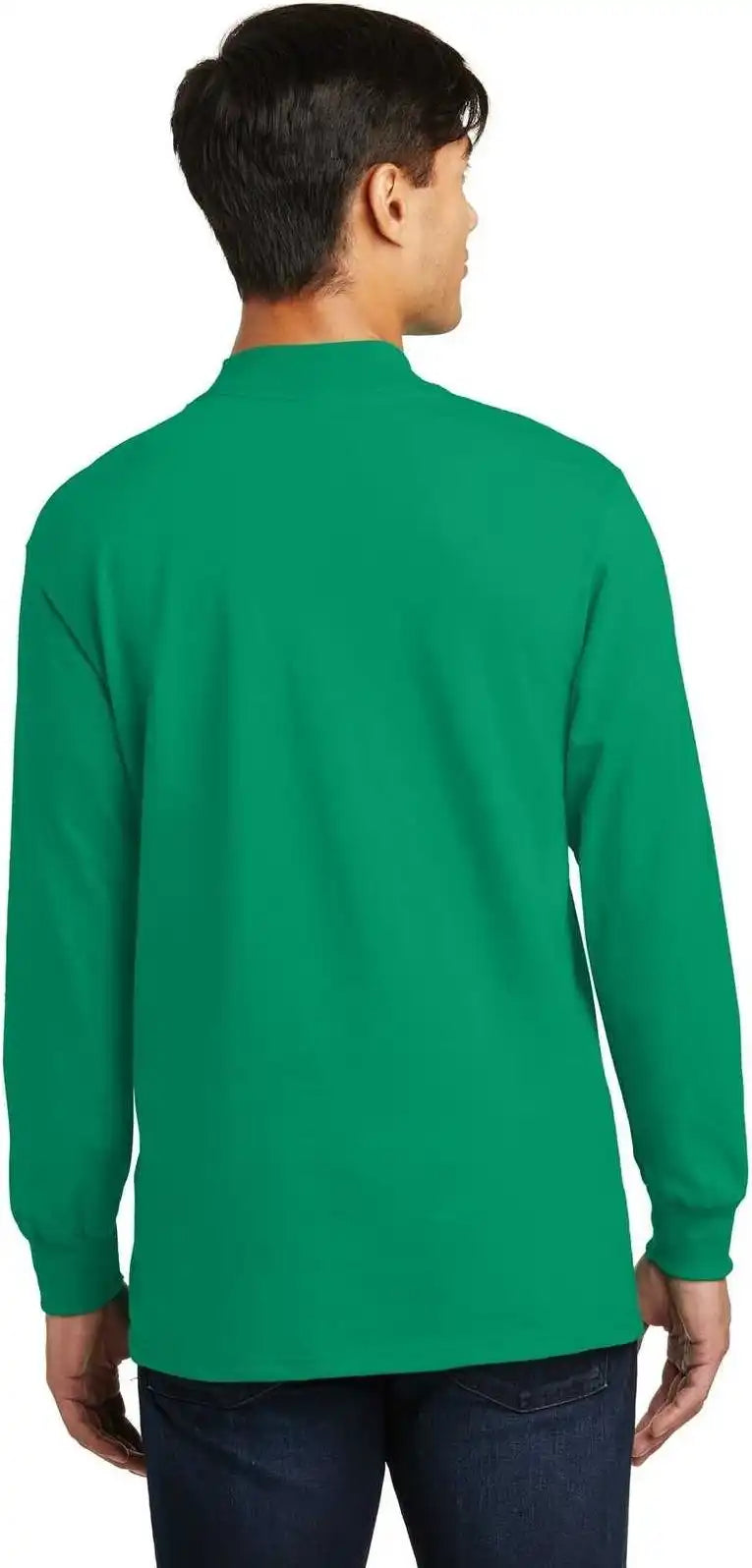 Port & Company Pc61m Essential Mock Turtleneck - Kelly
