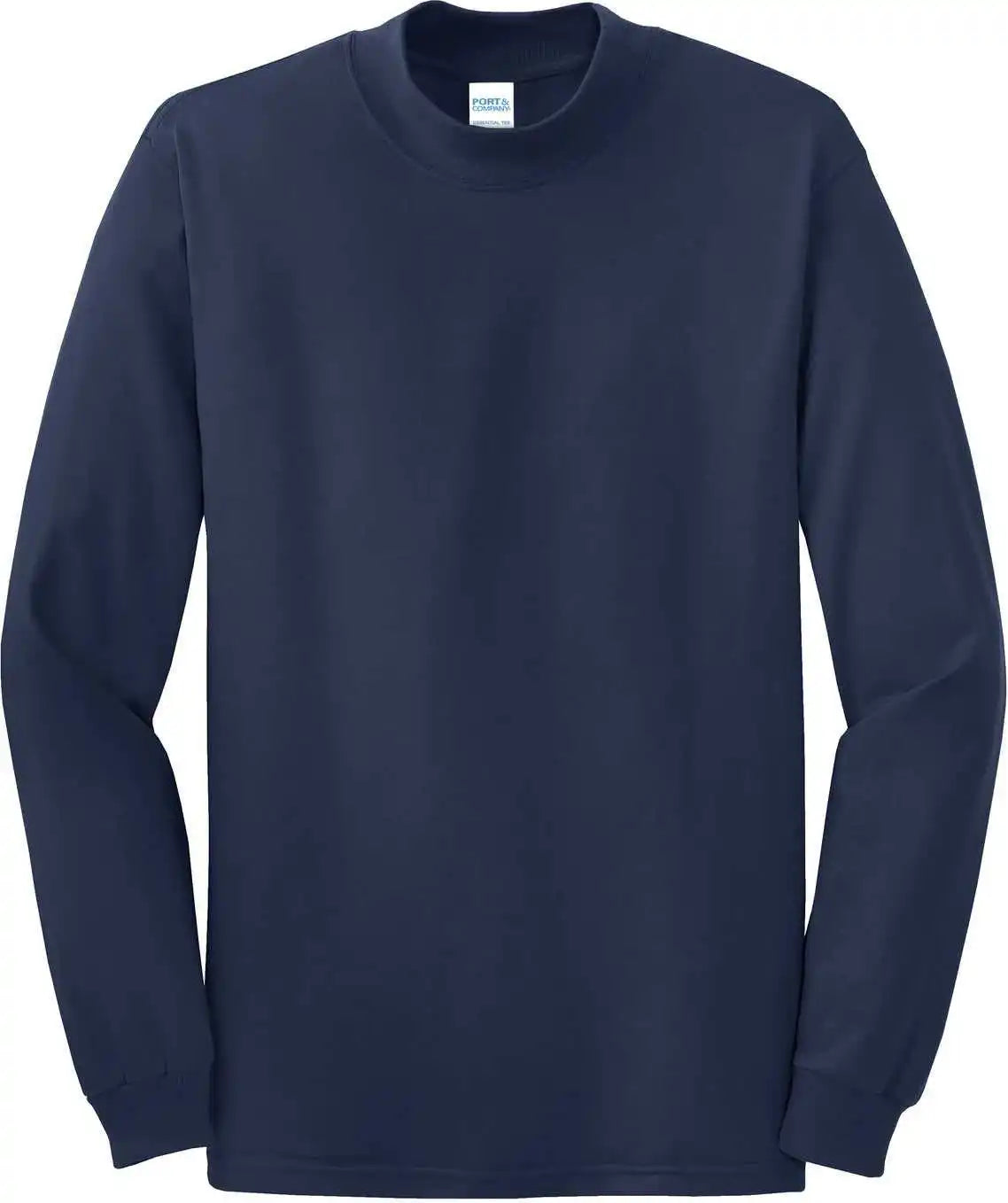 Port &amp; Company Pc61m Essential Mock Turtleneck Navy