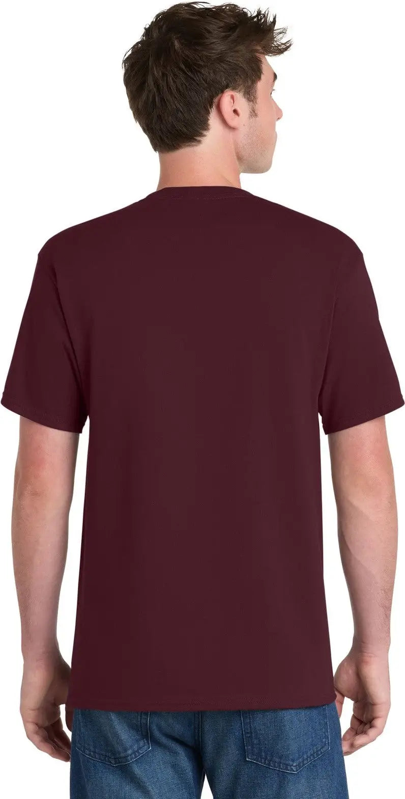 Port & Company Pc61p co Essential Pocket Tee - Athletic Maroon