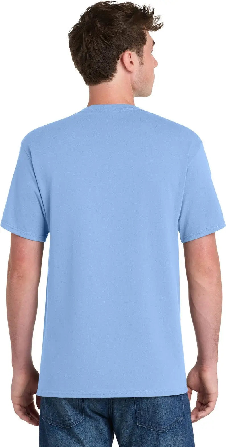 Port & Company Pc61p co Essential Pocket Tee - Light Blue