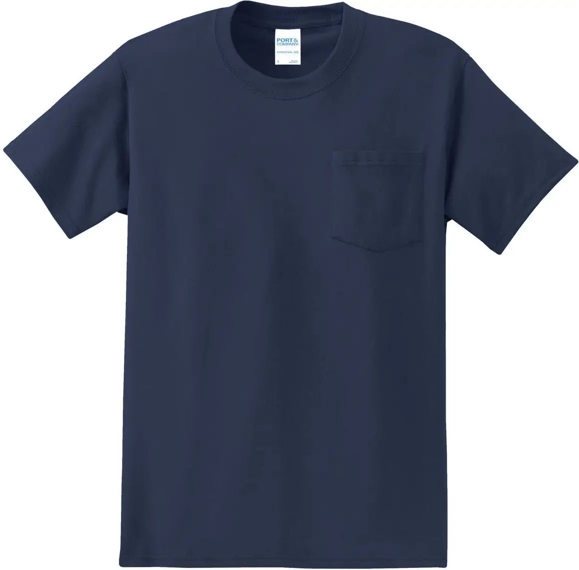 Port & Company Pc61p co Essential Pocket Tee - Navy