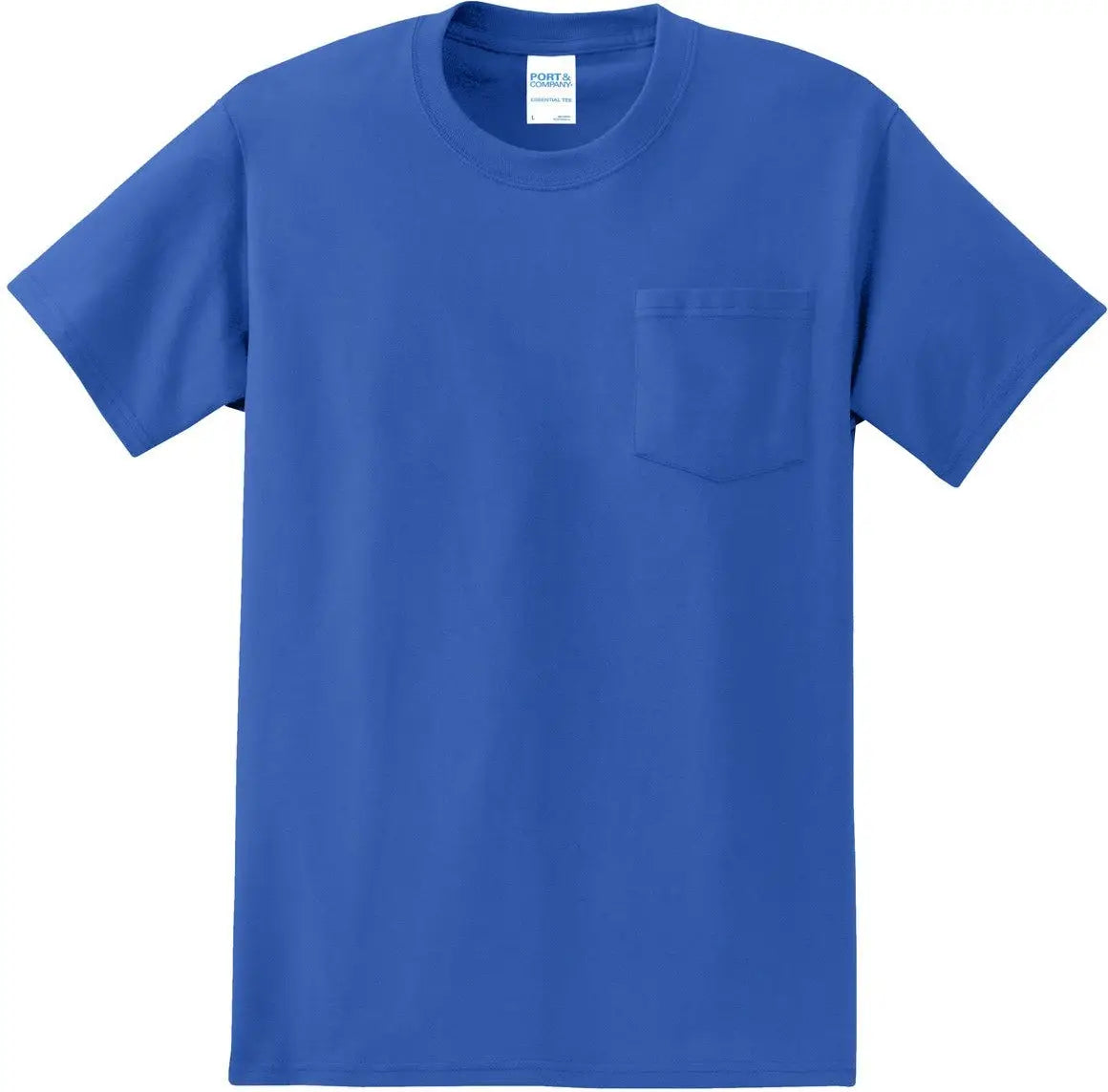 Port & Company Pc61p co Essential Pocket Tee - Royal