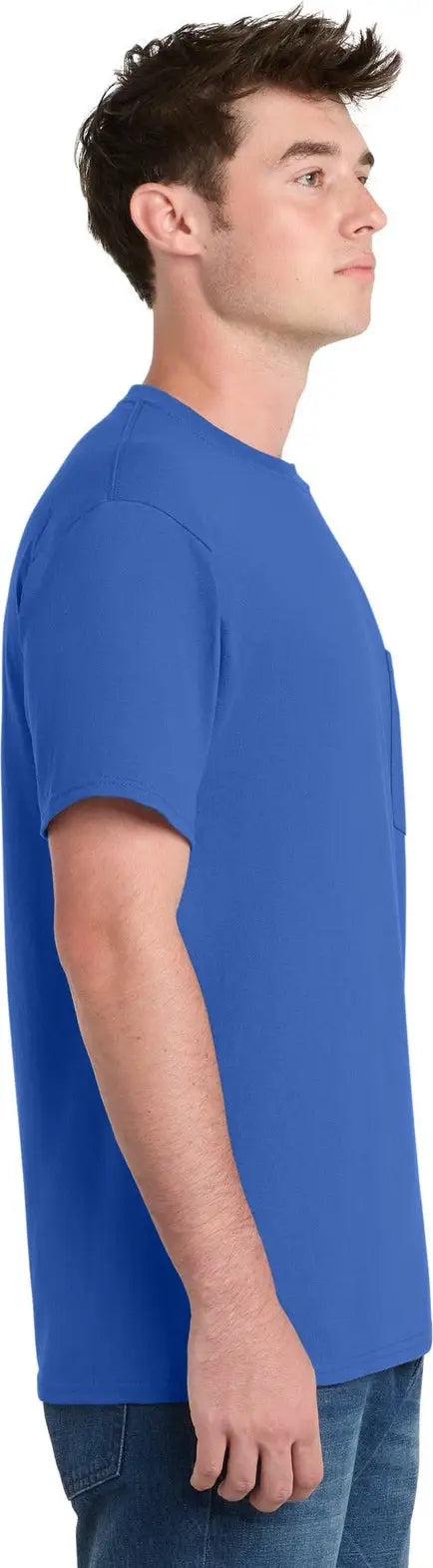 Port & Company Pc61p co Essential Pocket Tee - Royal