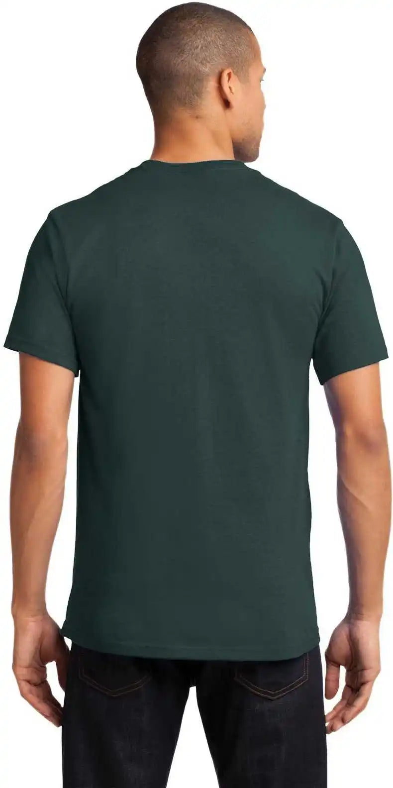 Port & Company Pc61p Essential Pocket Tee Dark Green